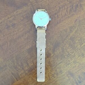 Eddie Borgo Rose Gold Mesh Strap Watch